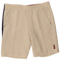 Adidas Mens Graphic Sport Shorts XL  Beige Colourblock Polyester