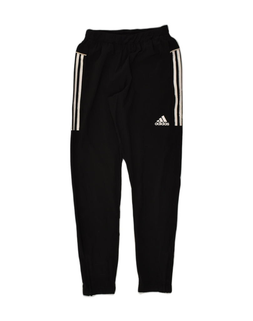 ADIDAS Womens Tracksuit Trousers Small Black Polyester | Vintage Adidas | Thrift | Second-Hand Adidas | Used Clothing | Messina Hembry 