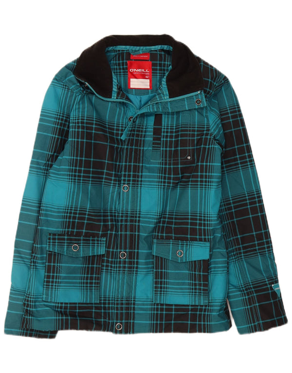 O'Neill Boys Utility Jacket 13-14 Years Blue Plaid Polyester