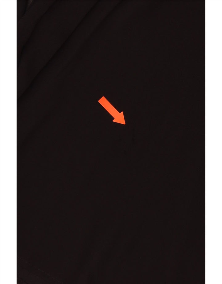 ZARA Womens Long Sleeve Blouse Top UK 14 Large Black Polyester