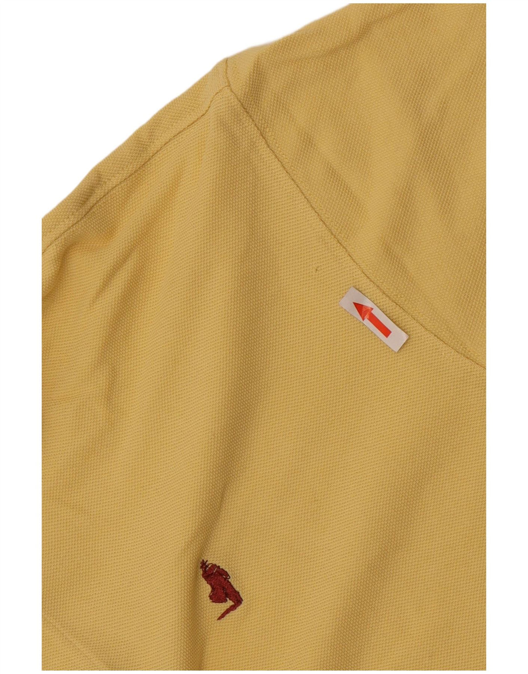 Marlboro Classics Mens Polo Shirt Medium Yellow Cotton