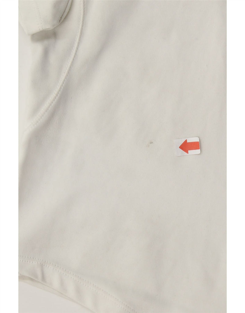 NIKE Womens Dri Fit Crop T-Shirt Top UK 8 Small White Polyester Vintage Nike and Second-Hand Nike from Messina Hembry 