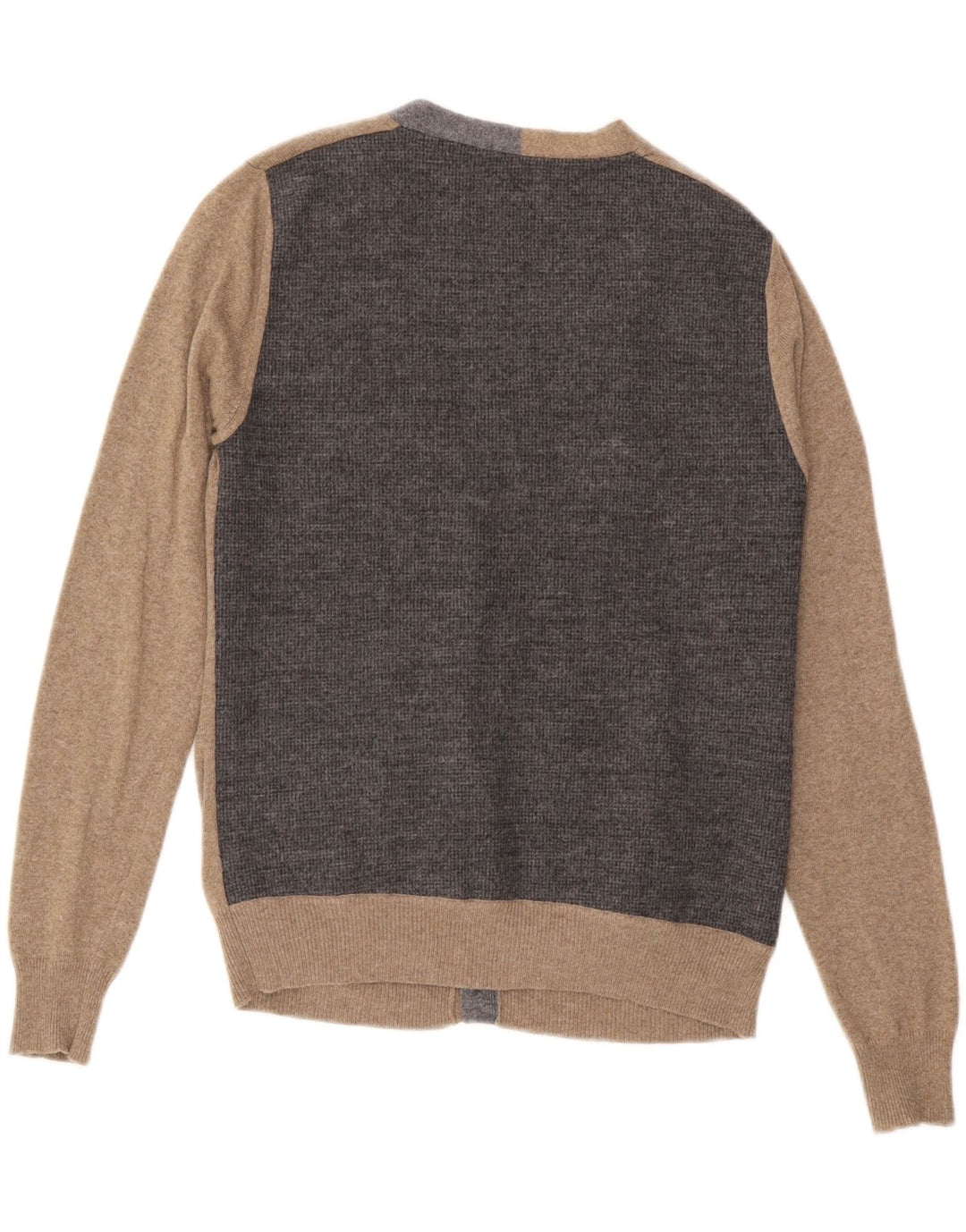 HARMONT & BLAINE Womens Cardigan Sweater UK 10 Small Brown Colourblock