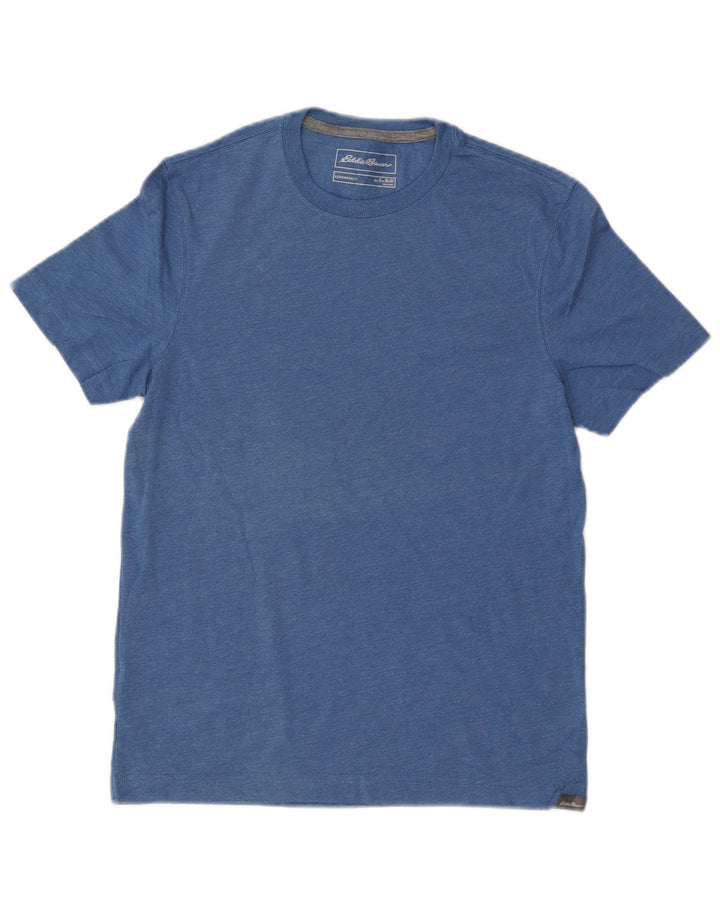 EDDIE BAUER Mens Slim Fit T-Shirt Top Small Blue Cotton