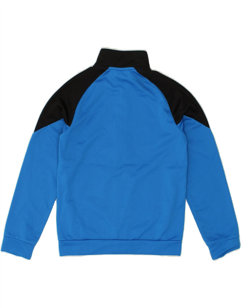 PUMA Boys Graphic Tracksuit Top Jacket 9-10 Years Blue Colourblock | Vintage Puma | Thrift | Second-Hand Puma | Used Clothing | Messina Hembry 