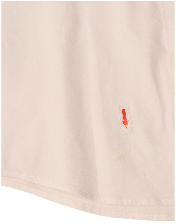 Izod Boys Shirt 14-15 Years Large White Cotton