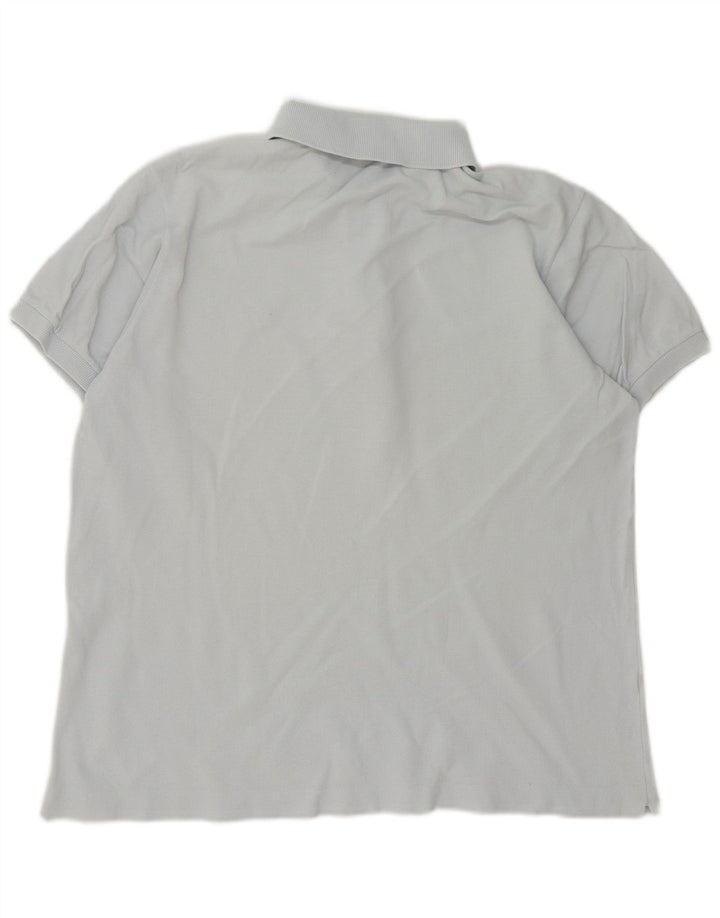 Lacoste Mens Polo Shirt Size 5 Large Blue Cotton