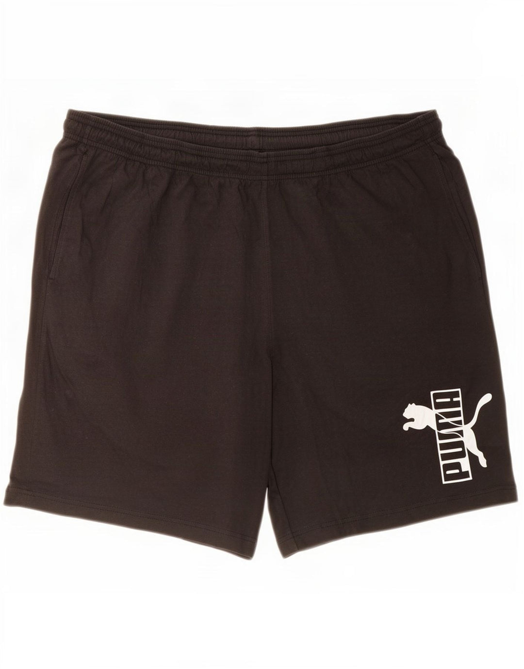 Puma Mens Graphic Sport Shorts 2XL Black Cotton