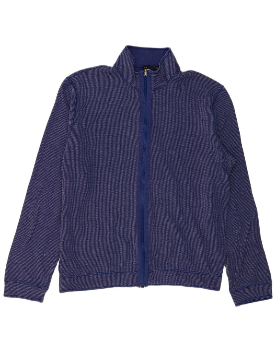 Hugo Boss Mens Tracksuit Top Jacket XL Blue Cotton