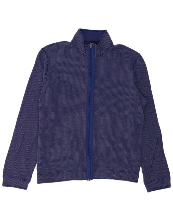Hugo Boss Mens Tracksuit Top Jacket XL Blue Cotton