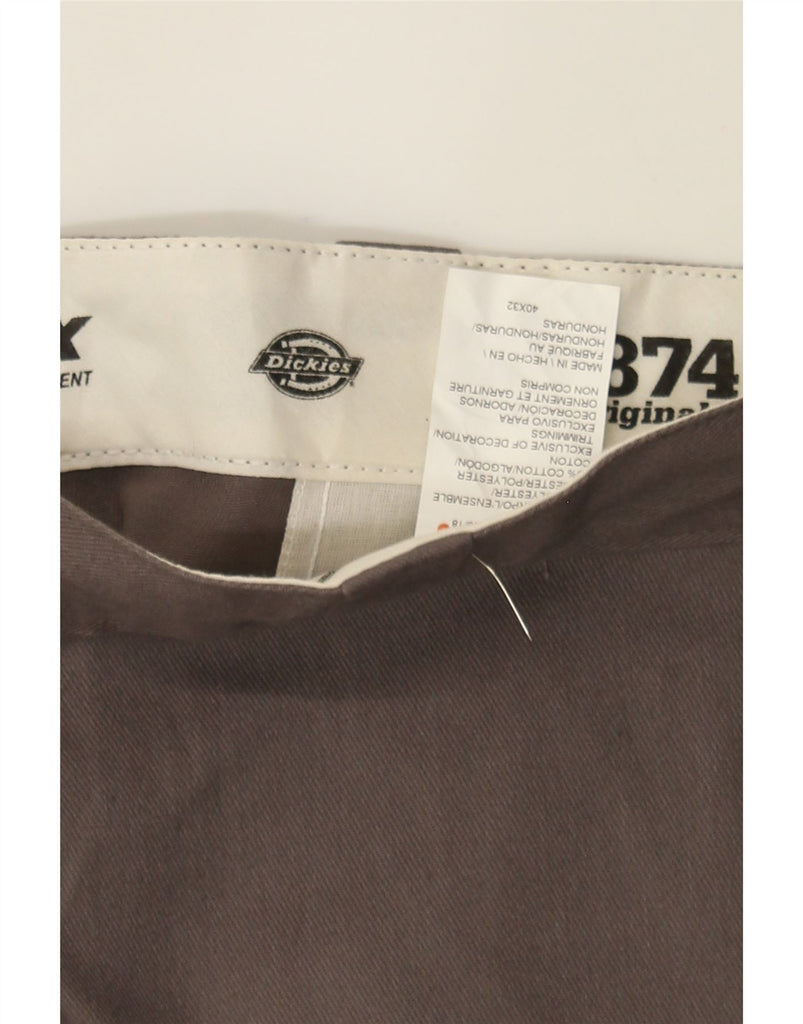 DICKIES Mens Straight Casual Trousers W40 L32 Grey Polyester Vintage Dickies and Second-Hand Dickies from Messina Hembry 