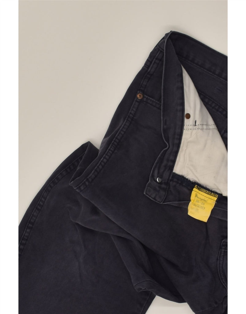 WRANGLER Mens Tapered Jeans W36 L30  Navy Blue Cotton | Vintage Wrangler | Thrift | Second-Hand Wrangler | Used Clothing | Messina Hembry 