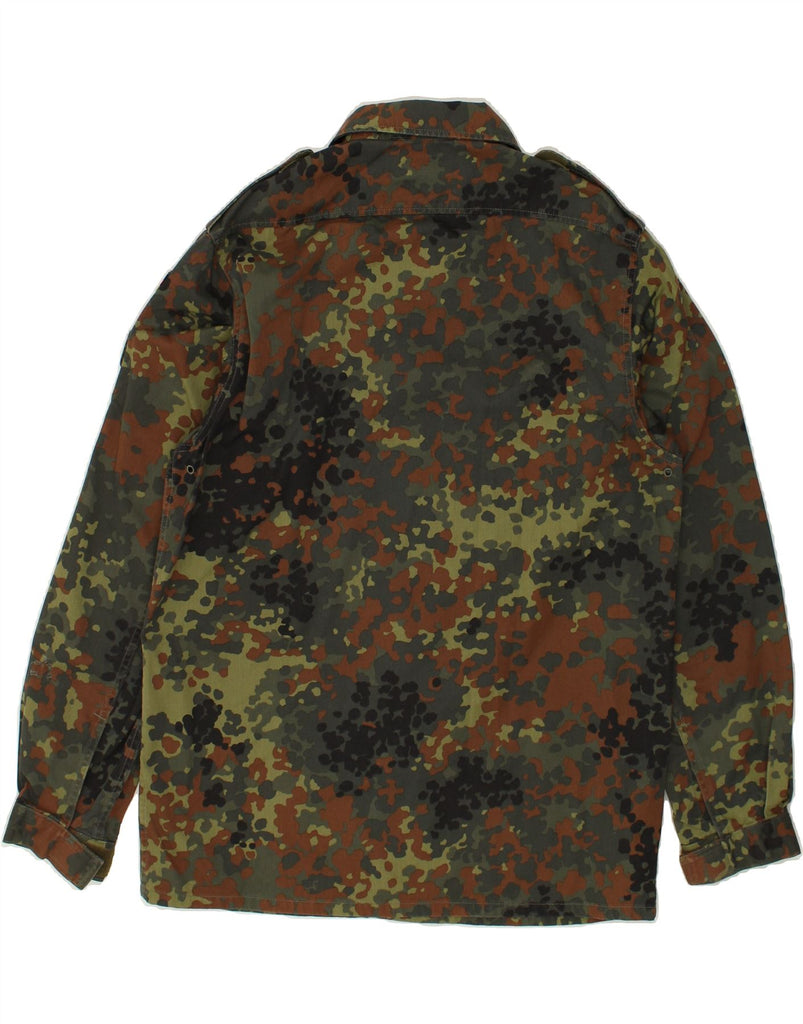 VINTAGE Mens Military Jacket UK 36 Small Khaki Camouflage Cotton | Vintage Vintage | Thrift | Second-Hand Vintage | Used Clothing | Messina Hembry 