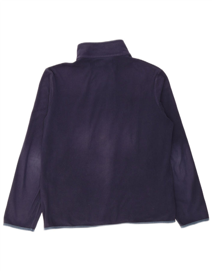 KAPPA Mens Fleece Jacket UK 42 XL Navy Blue Polyester