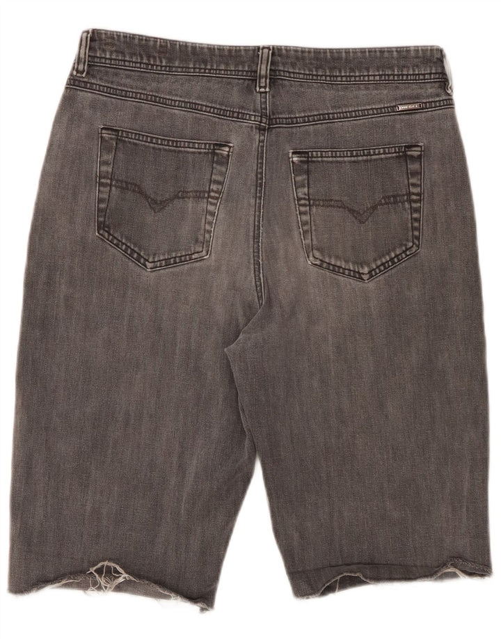DIESEL Mens Carrot Fit Denim Shorts W28 Small Grey Cotton