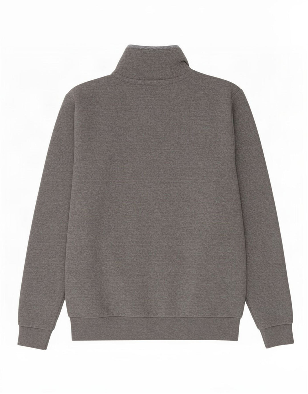 Crew Clothing Mens Zip Neck Sweatshirt Jumper Large Grey Polyester