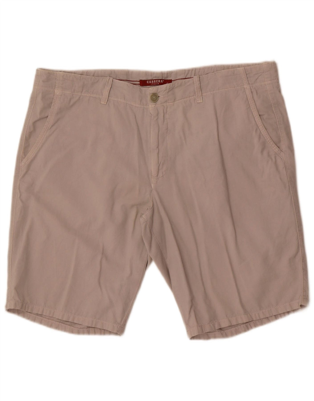 Carrera Mens Chino Shorts IT 56 3XL W38 Grey Cotton