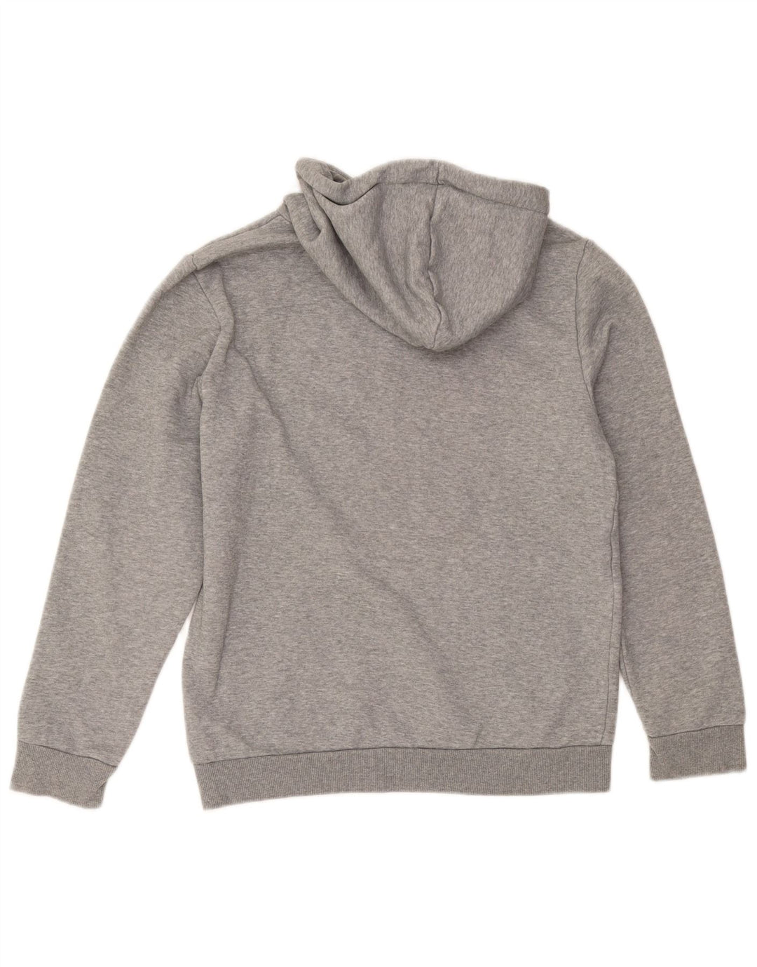 Puma Mens Graphic Hoodie Jumper Small Grey Cotton