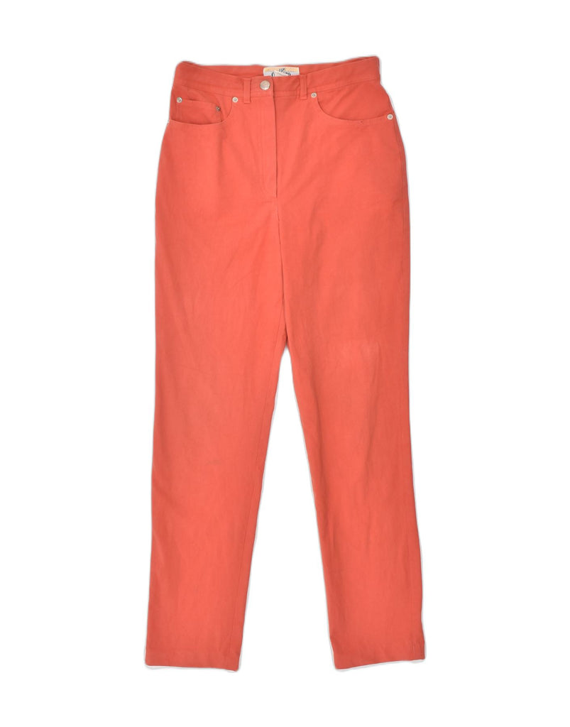 VINTAGE Womens Slim Casual Trousers IT 42 Medium W28 L29 Orange Classic | Vintage | Thrift | Second-Hand | Used Clothing | Messina Hembry 