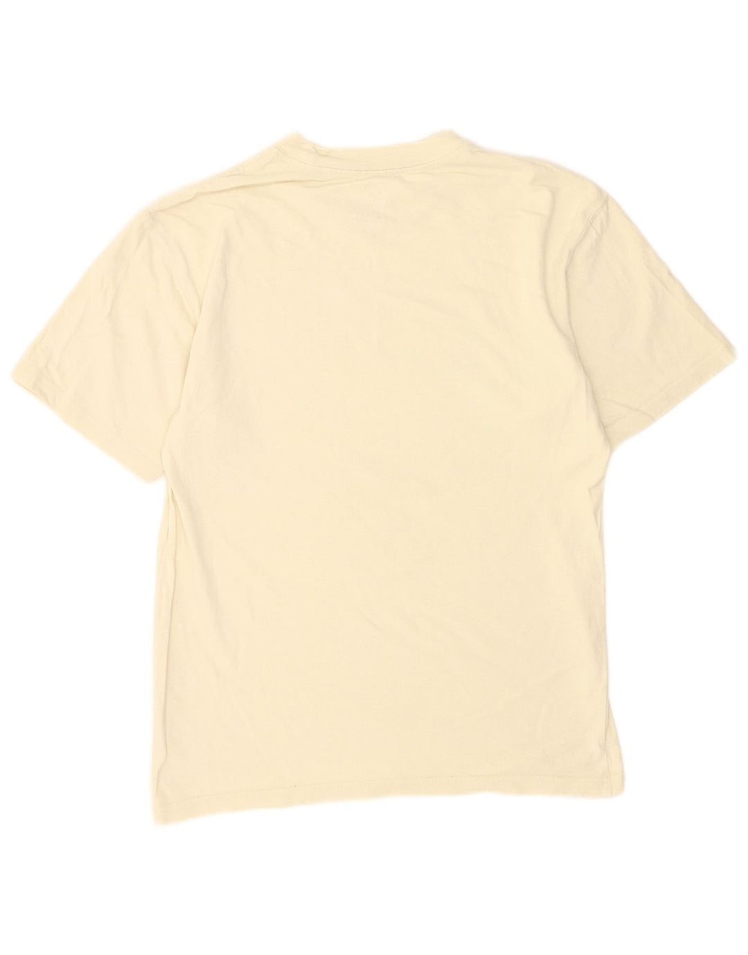 Nike Mens Graphic T-Shirt Top XS Beige Cotton