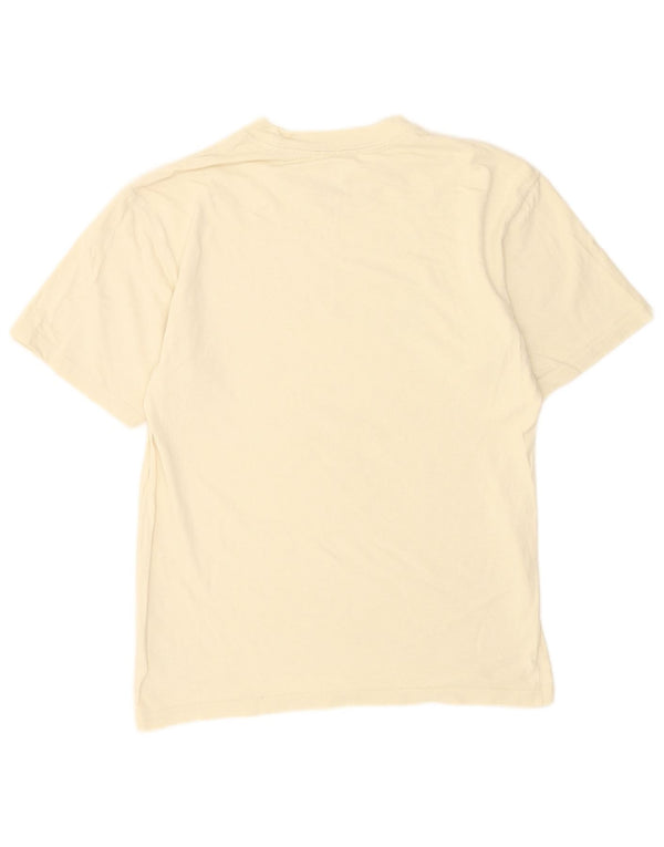 Nike Mens Graphic T-Shirt Top XS Beige Cotton