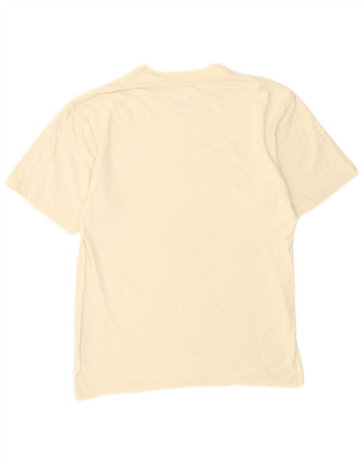 Nike Mens Graphic T-Shirt Top XS Beige Cotton