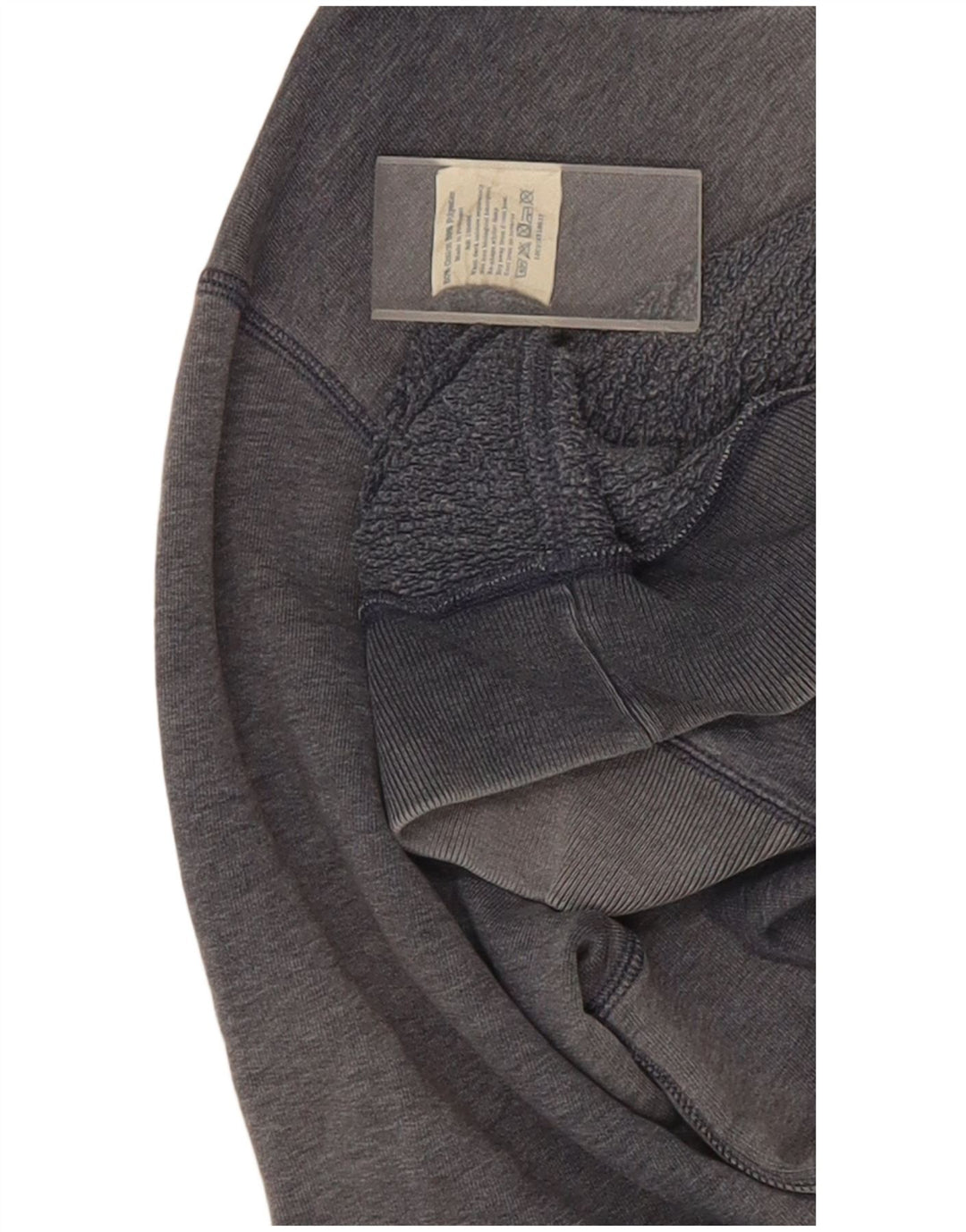 Jack Wills Mens Graphic Hoodie Jumper Small Grey Cotton
