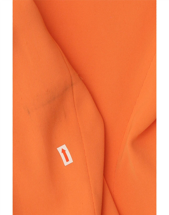 SPORTSTAFF Womens 4 Button Blazer Jacket UK 14 Medium Orange Vintage Sportstaff and Second-Hand Sportstaff from Messina Hembry 