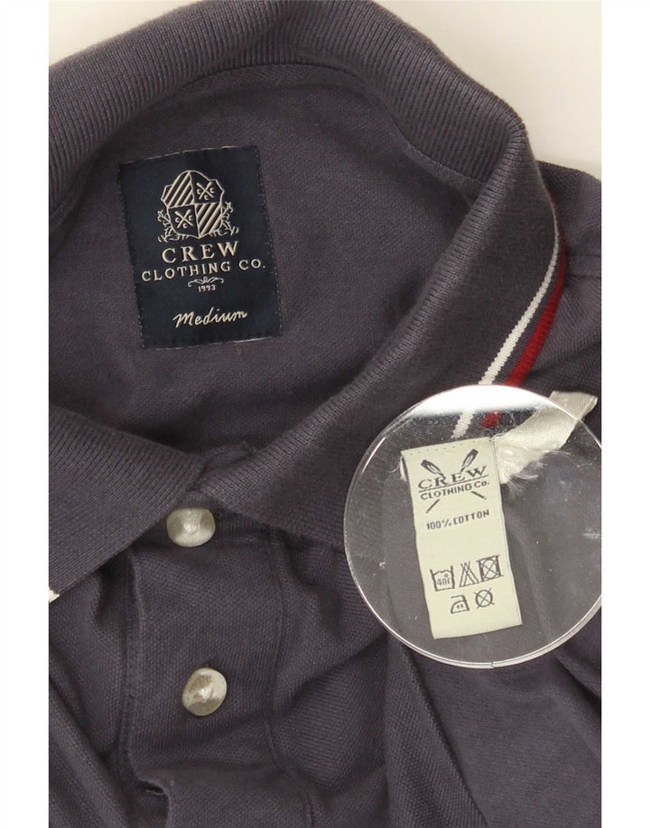 Crew Clothing Mens Polo Shirt Medium Navy Blue Cotton