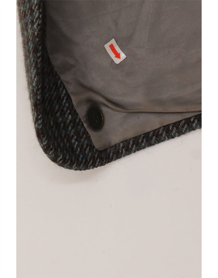 VINTAGE Mens 2 Button Blazer Jacket UK 38 Medium Grey Houndstooth