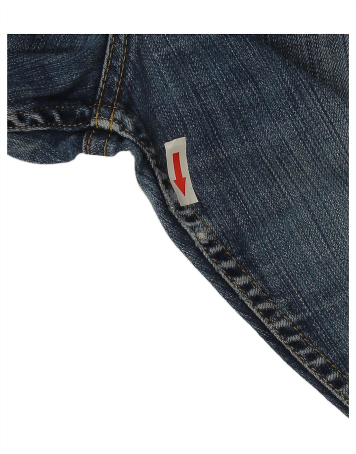 Lee Mens Cameron Bootcut Jeans W33 L33 Blue Cotton