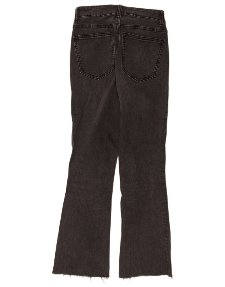 Zara Womens Flared Jeans EU 36 XS W26 L26 Grey