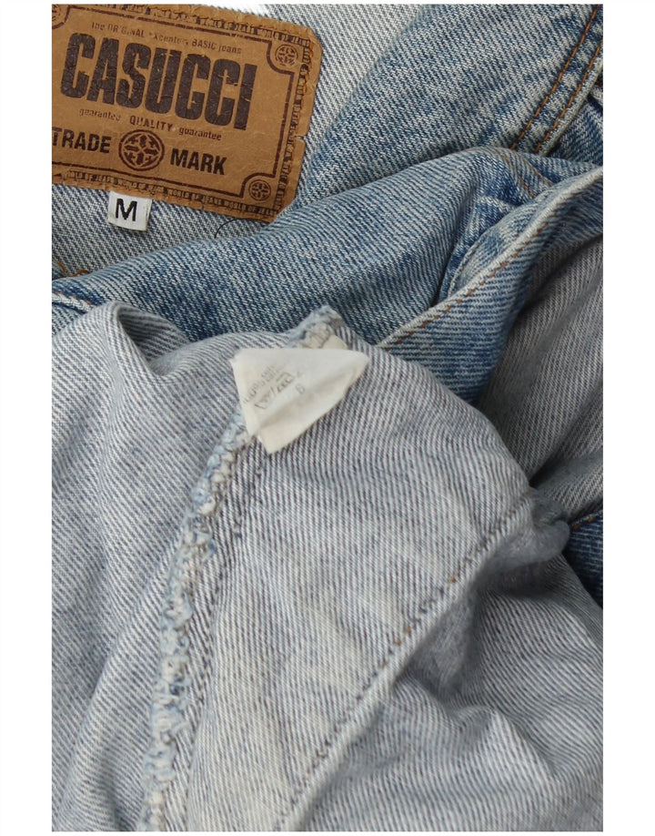 Casucci Mens Denim Jacket UK 38 Medium Blue Cotton
