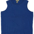 Eddie Bauer Womens Vest Top UK 16 Large Blue Cotton