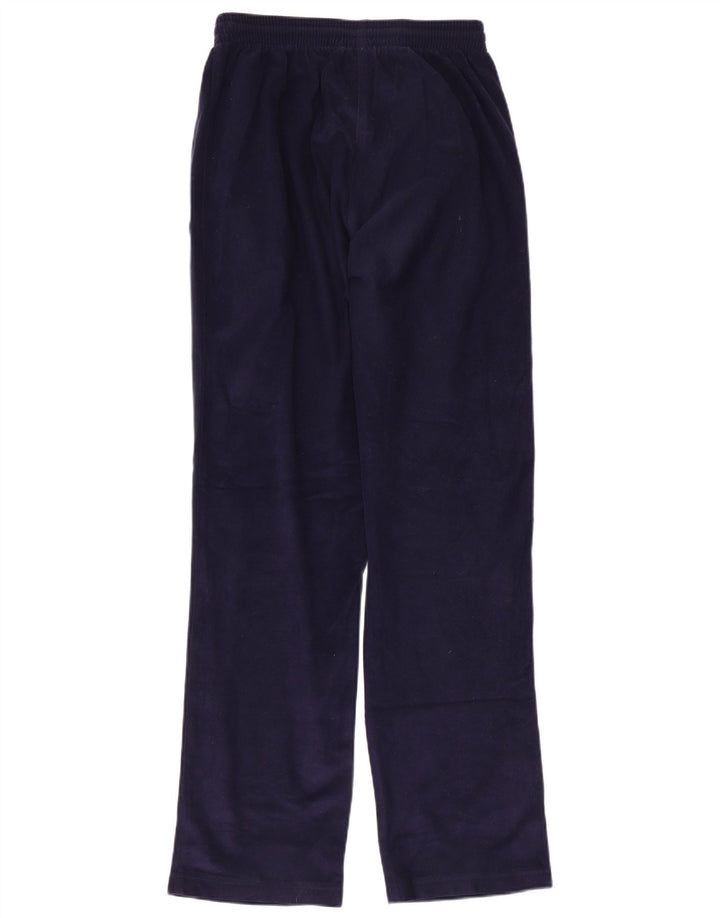 DIADORA Mens Velour Tracksuit Trousers Large  Navy Blue