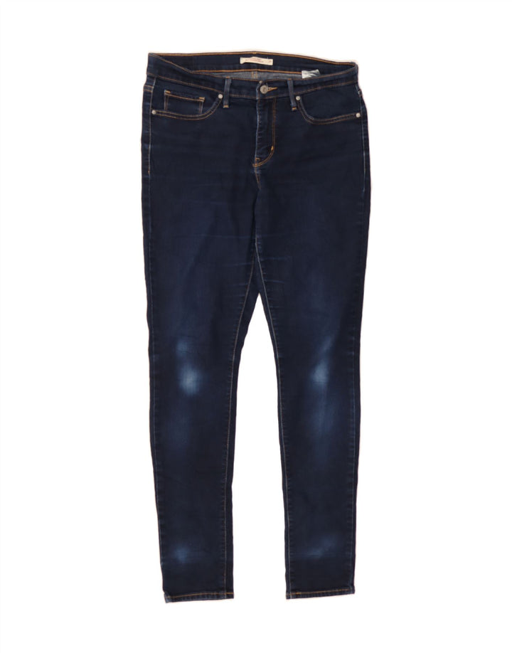 LEVI'S Womens Skinny Jeans W31 L32  Navy Blue Cotton Vintage Levi's and Second-Hand Levi's from Messina Hembry 