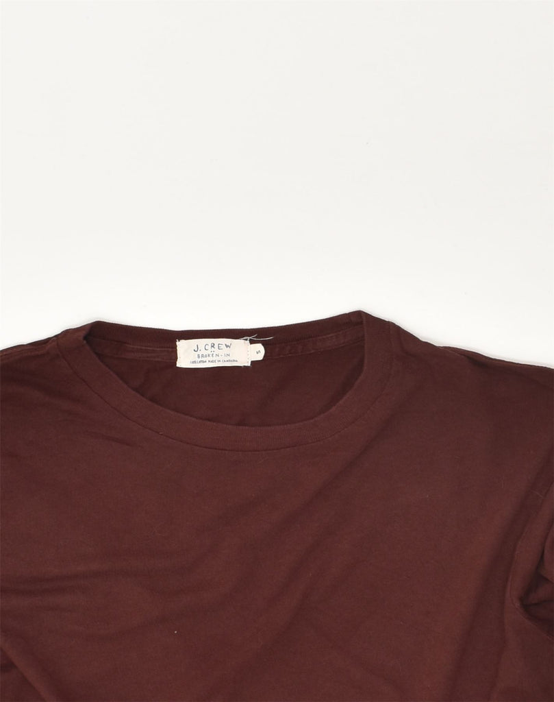 J. CREW Mens Top Long Sleeve Small Maroon Cotton | Vintage J. Crew | Thrift | Second-Hand J. Crew | Used Clothing | Messina Hembry 