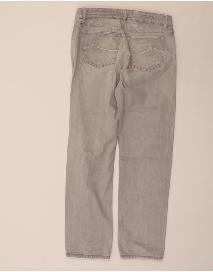 Jacob Cohen Womens Straight Jeans W34 L30 Grey Cotton