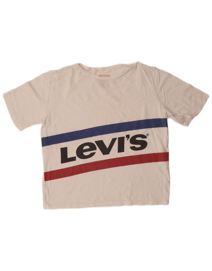 Levi's Boys Graphic T-Shirt Top 15-16 Years White Cotton