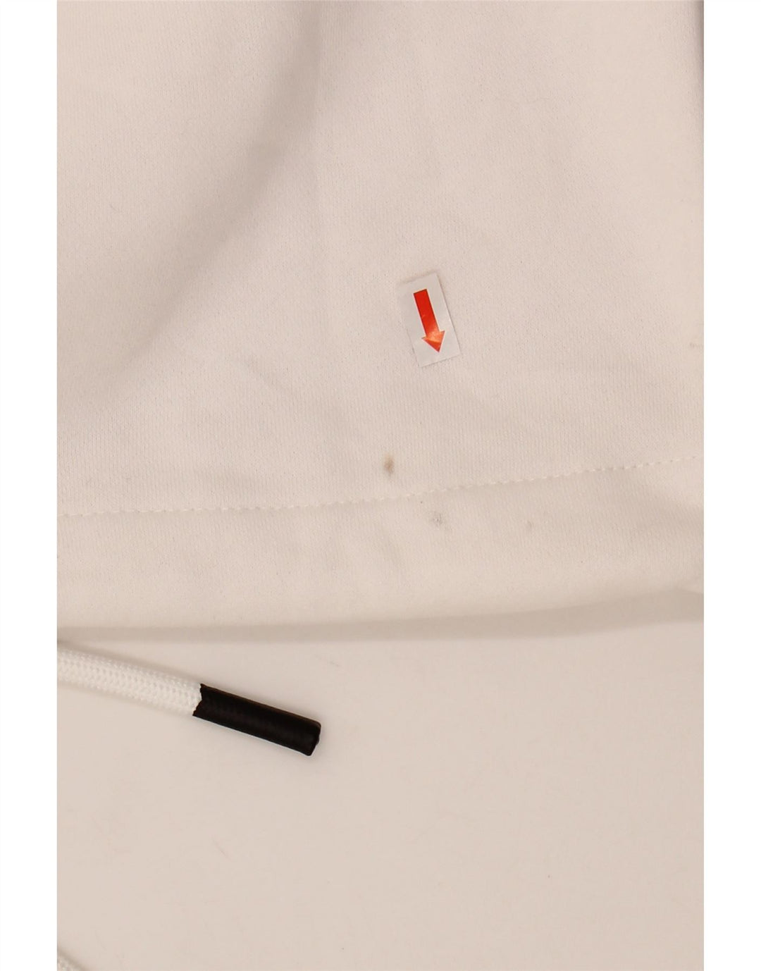 ELLESSE Womens Oversized Crop Graphic Sweatshirt Jumper UK 10 Small White