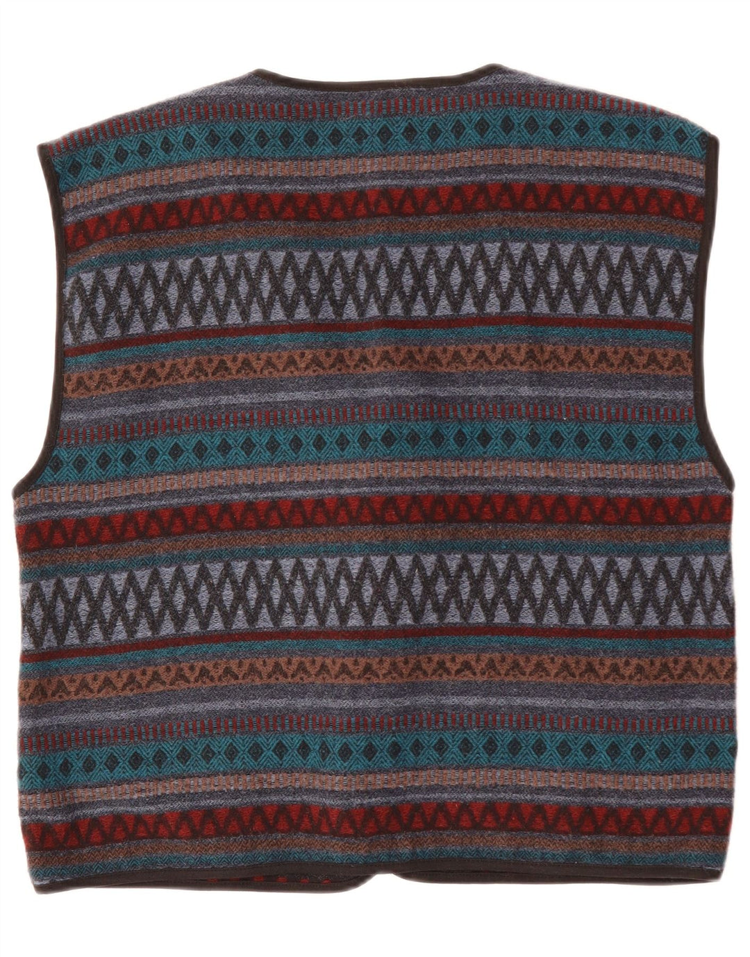 AVANTI Mens Waistcoat IT 56/58 2XL Multicoloured Geometric Acrylic