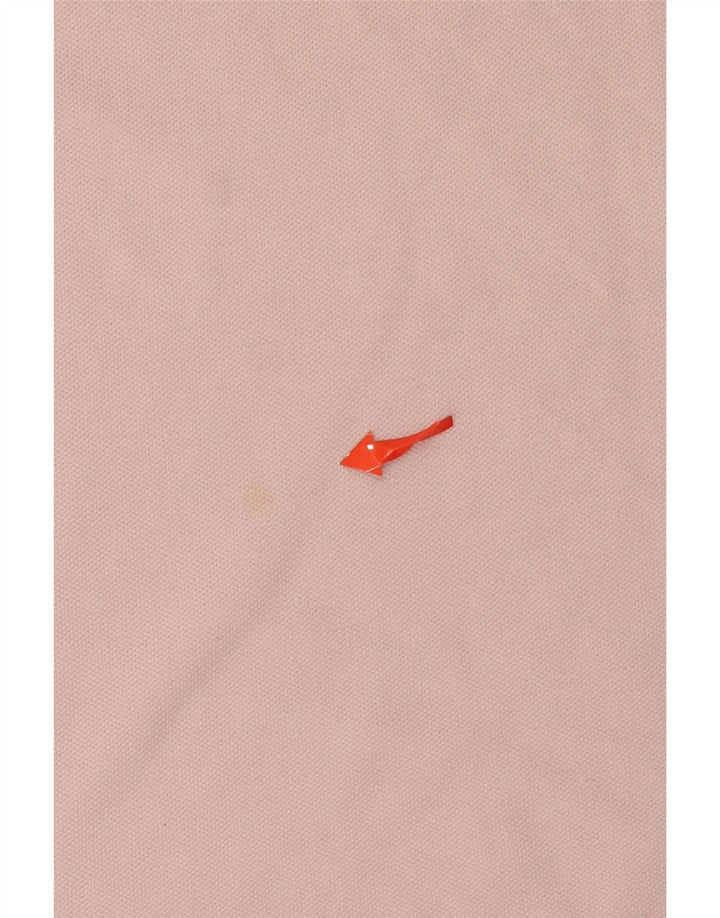 Kappa Mens Polo Shirt Large Pink Cotton