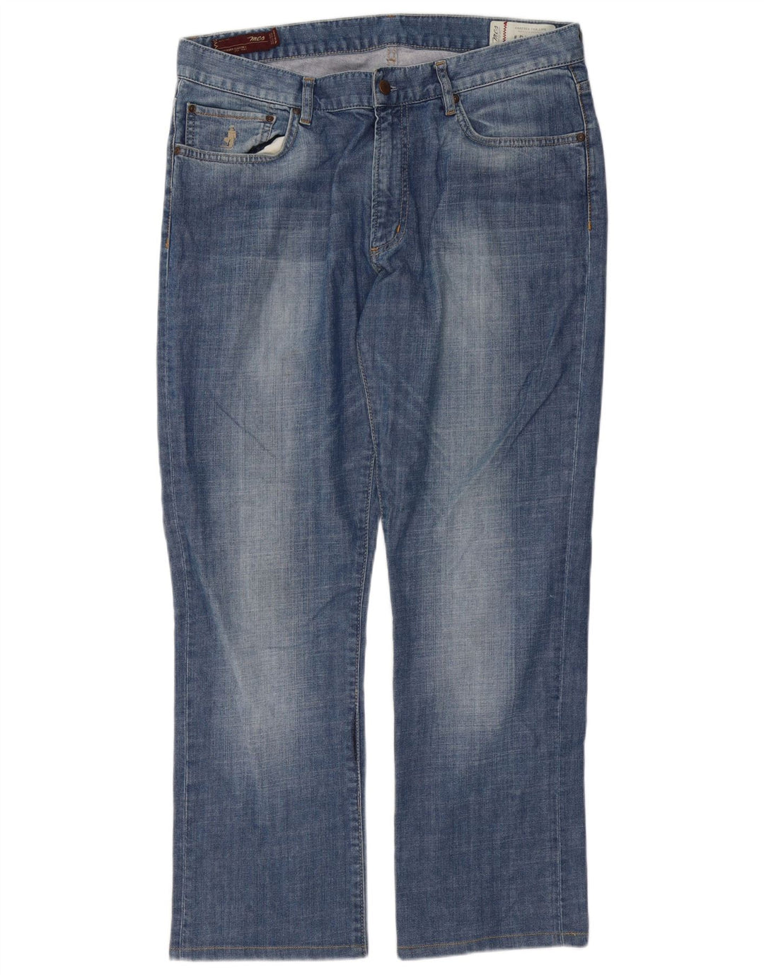 Marlboro Classics Mens Straight Jeans W36 L30 Blue