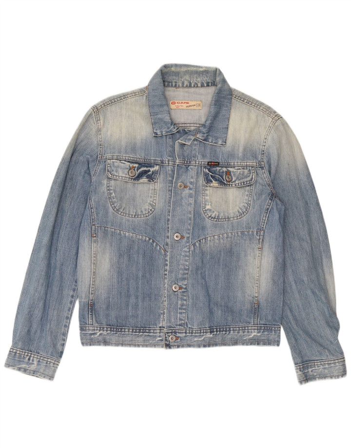 X-Cape Womens Denim Jacket UK 18 XL Blue Cotton