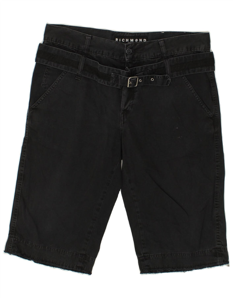 RICHMOND Womens Denim Shorts W34 Large Black | Vintage Richmond | Thrift | Second-Hand Richmond | Used Clothing | Messina Hembry 
