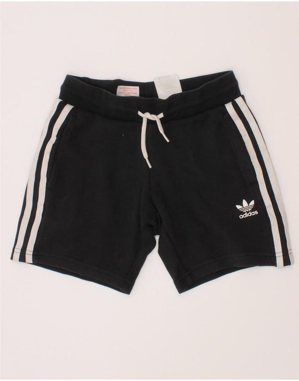 Adidas Boys Sport Shorts 5-6 Years Medium Black Cotton