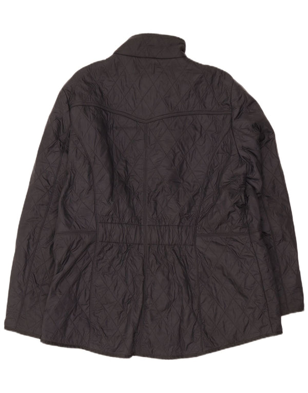 Barbour Womens Quilted Jacket UK 14 Large Black