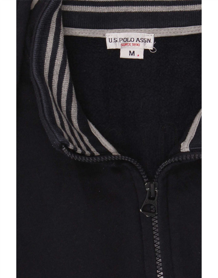 U.S. Polo Assn. Mens Graphic Tracksuit Top Jacket Medium Navy Blue