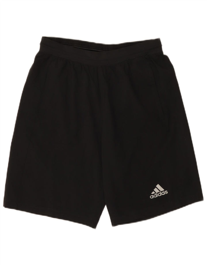 Adidas Mens Climalite Sport Shorts Small  Black Polyester