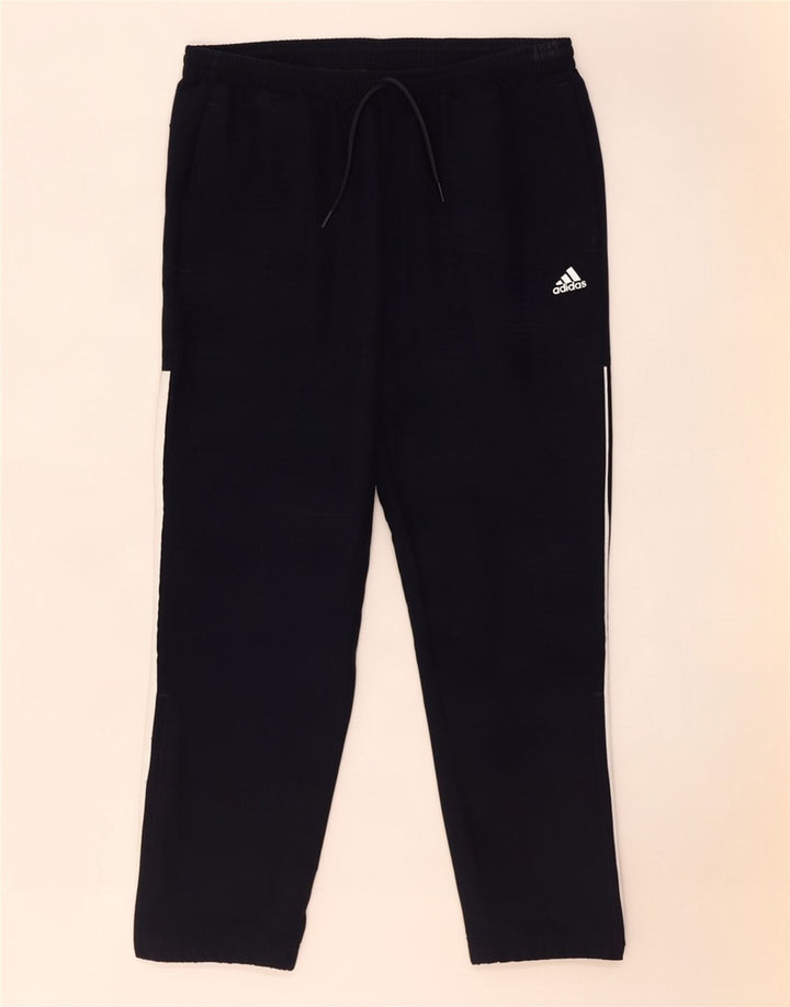Adidas Mens Tracksuit Trousers XL Navy Blue Polyester